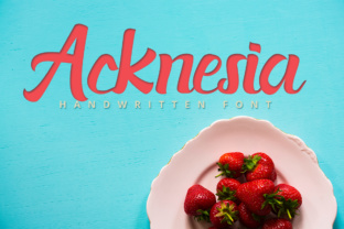 Acknesia: A Bold Script Font for Scroll-Stopping Marketing