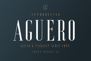 Aguero: A Serif That Speaks With Quiet Authority