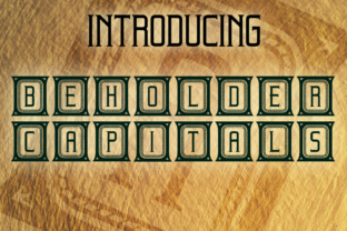 Beholder Capitals: A Decorative Font for Impactful Web Design
