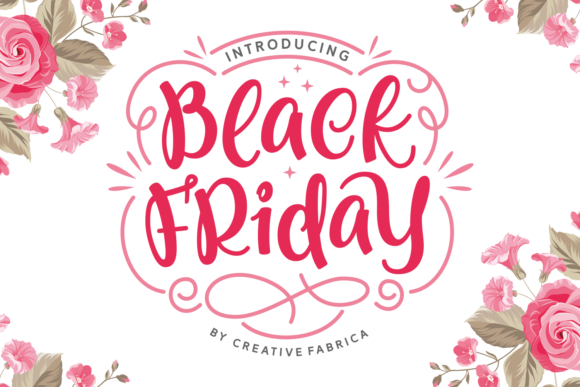 Black Friday Font: A Cutesy Handwritten Serif for Playful Branding