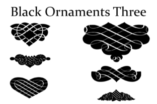 Black Ornaments Three: A Dingbat Font That Cuts Through the Feed