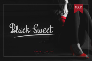 Black Sweet: A Fresh Handwritten Font for Editorial Design