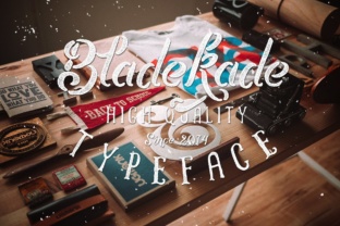 Bladekade: A Hand-Drawn Script Font That Feels Like Your Best Creative Idea