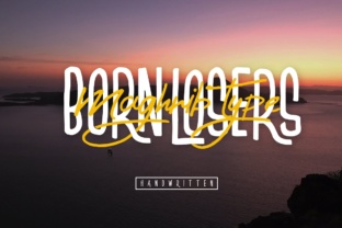 Born Losers: A Thoughtful Script Font for Editorial Warmth