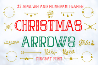 Christmas Arrows: A Festive Display Font That Cuts Through the Scroll
