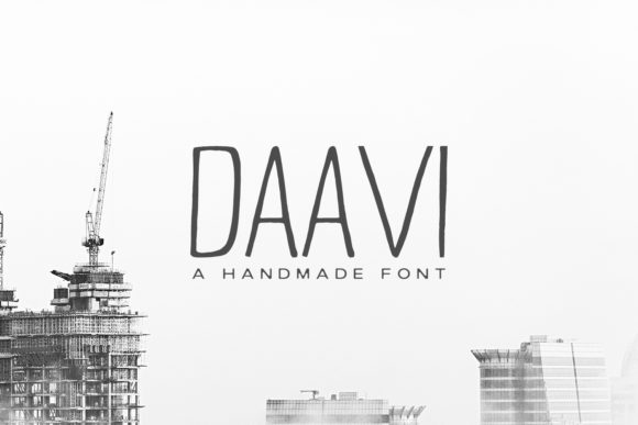 Daavi: A Handmade Serif Font That Feels Like Home