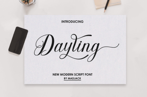 Dayling Script: A Hand-Lettered Font That Moves With Your Campaign