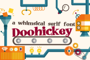 Doohickey: A Whimsical Serif Font for Scroll-Stopping Campaigns