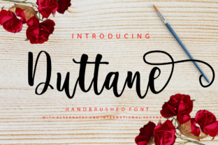 Duttane Script: A Modern Handwritten Font for Makers