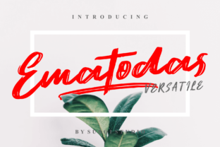 Ematodas: A Bold Handwritten Typeface for Real Business Branding