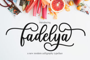 Fadelya Script: A Modern Handwritten Font That Delivers Personality at a Glance