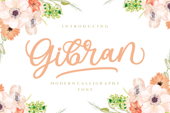 Gibran: A Modern Script Font for Editorial Warmth
