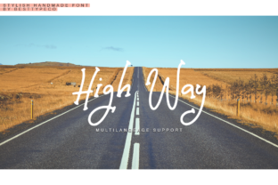 High Way: A Fresh Handwritten Font for Crafters & Sellers