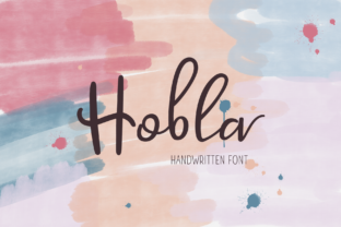Hobla Handwritten Font for Crafters & Sellers