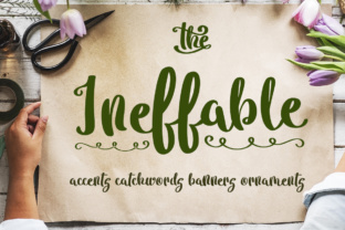 Ineffable: A Playful Script Font for Thoughtful Editorial Moments