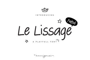 Le Lissage: A Playful Sans Serif That Makes Campaign Text Pop