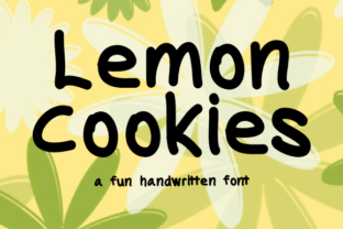 Lemon Cookies: A Playful Handwritten Font for Branding That Feels Human