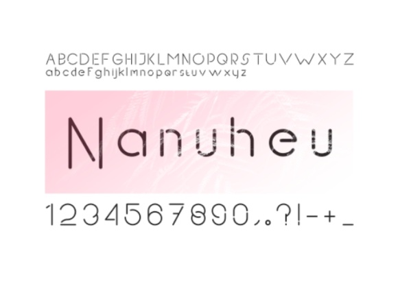 Nanuheu: A Decorative Font That Earns Its Place