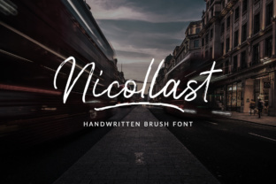 Nicollast: A Handwritten Brush Font That Feels Human and Polished