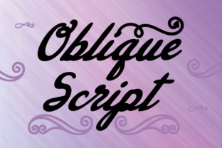 Oblique Script: A Handcrafted Script Font That Sells