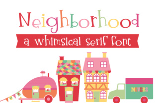 PN Neighborhood: A Whimsical Serif Font for Memorable Branding
