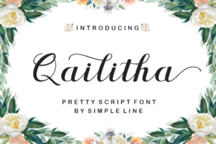 Qailitha Script: A Dynamic Script Font for Campaign Headlines