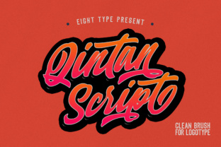 Qintan Script: A Bold, Playful Display Font for Digital Branding