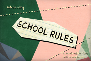 School Rules: A Handwritten Font That Makes Your Campaigns Feel Human