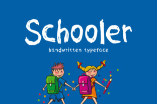 Schooler: A Playful Handwritten Font for Kid-Friendly Branding