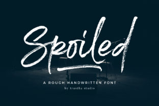 Spoiled: A Rough Handwritten Font That Feels Like Your Best Creative Instinct