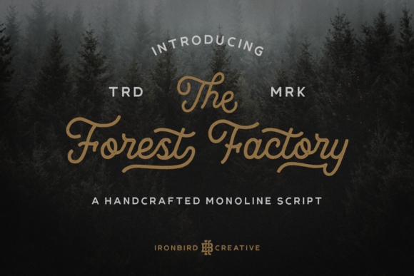 The Forest Factory: A Handcrafted Font That Makes Your Campaign Feel Human