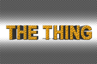 The Thing: A Stone-Crafted Decorative Font for Campaign Impact