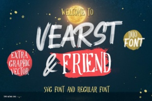 Vearst Friend: A Hand-Painted Serif Font That Elevates Your Handmade Goods