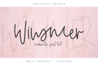 Wimmer: A Handmade Script Font That Feels Like Your First Sketch