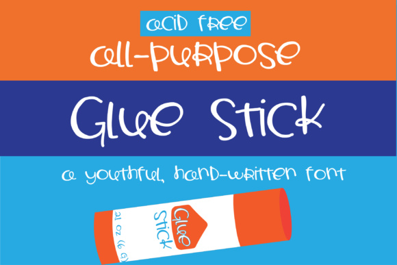 ZP Glue Stick Font: A Playful, Professional Touch for Small Brands